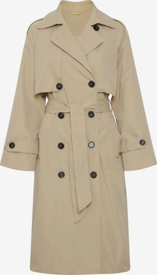 B.young Trenchcoats Tussenmantel Byasto Dames Beige -Kledingwinkel 516fbe7fe1540c341318475f937799e4 scaled