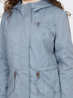 ONLY Parkas Tussenparka Lorca Dames Lichtblauw -Kledingwinkel 531d0b64a16dc2cd6c5dbaae42fcfec7