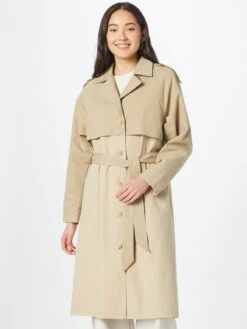 MOSS COPENHAGEN Trenchcoats Tussenmantel Palome Dames Beige -Kledingwinkel 5413e1d4befdf9707e76d07a4c6c8b17