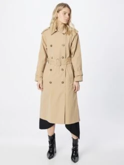 Gant Trenchcoats Tussenmantel Dames Kaki -Kledingwinkel 5547de3fc0046be769d9c99ab96c59f6