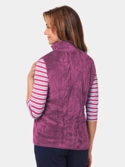 GOLDNER Bodywarmers Bodywarmer Dames Donkerroze -Kledingwinkel 570b1985699c5aec5ab7ec5deb1ed00b