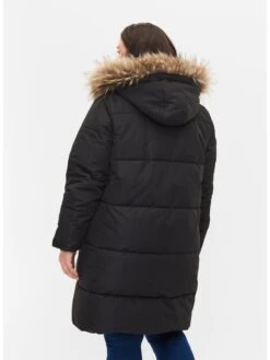 Zizzi Winterjassen Winterjas Luna Dames Zwart -Kledingwinkel 5a5a349e2e33b0cac35e18875786c7de