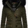 Navahoo Winterjassen Winterjas Wisteriaa Dames Olijfgroen -Kledingwinkel 5bbd867317ef5266ca9dc36cf76c3533