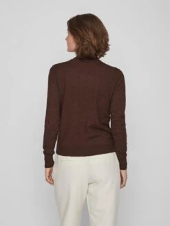 Vila Coltruien Trui Comfy Dames Chocoladebruin -Kledingwinkel 5d1ab9b5c2975b19dd09f61044b3da4f