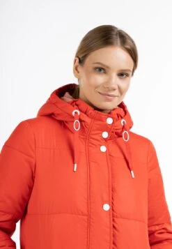 Winterjassen Winterjas Dames Vuurrood -Kledingwinkel 5dc0c863e0c9202f023b95f871d012ea