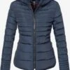 Marikoo Winterjassen Winterjas Amber Dames Navy -Kledingwinkel 5ea2328b225eb669c05683de26656753