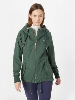 Ragwear Parkas Tussenparka DANKA Dames Donkergroen -Kledingwinkel 6079a0ceb8faa8aa51f873c7e43e828f