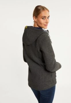 Schmuddelwedda Outdoor Jassen Fleece Jas Dames Donkergrijs -Kledingwinkel 6418bda0f199a5bda1b408c740f18c97