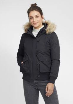 OXMO Winterjassen Winterjas Acila Dames Zwart -Kledingwinkel 649a4c1c085392050db9c311ae573279