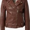 GIPSY Leren Jassen Tussenjas Faye Dames Chocoladebruin -Kledingwinkel 660d0f5d69bb53f3d4272762eebede05