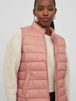 Vila Bodywarmers Bodywarmer Dames Pink -Kledingwinkel 6657a3326837b7c72c3ea71977387267