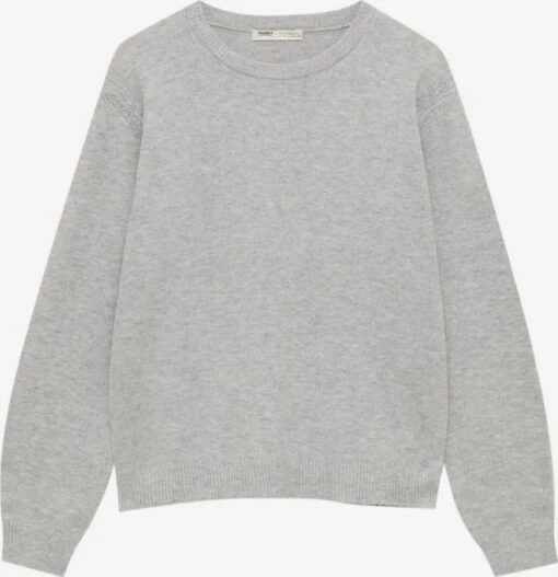 PULL & BEAR Fijngebreide Truien Trui Dames Grijs -Kledingwinkel 6b0a96b6aed7c5b9b6ba55456d2e5ae2