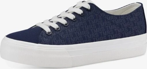 Tamaris Skate Sneakers Sneakers Laag Dames Navy -Kledingwinkel 6d465b62ad62b924f6bcbc05fb552a1a