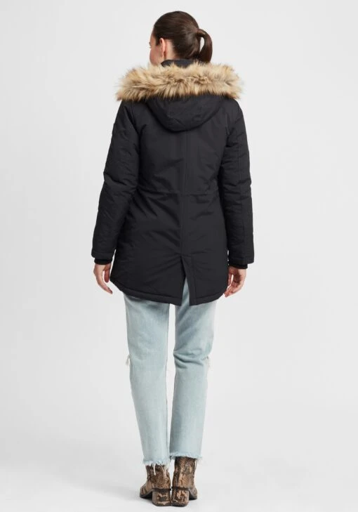 OXMO Parkas Winterparka Acta Dames Zwart -Kledingwinkel 6e0409cb24d31e3377993a1bd77e8f7d scaled