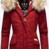 Navahoo Parkas Winterparka Cristal Dames Bloedrood -Kledingwinkel 733d1f2ffa61f57da0e8fb04e15fcb52