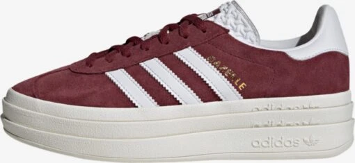 Adidas Originals Fashion Sneakers Sneakers Laag GAZELLE BOLD Dames Donkerrood -Kledingwinkel 749174970dc41bb2b51b8e42e38f36f0