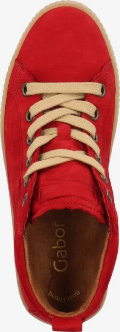 Gabor Hoge Sneakers Sneakers Hoog Dames Vuurrood -Kledingwinkel 74a8128fcd38a5179972556d539870de