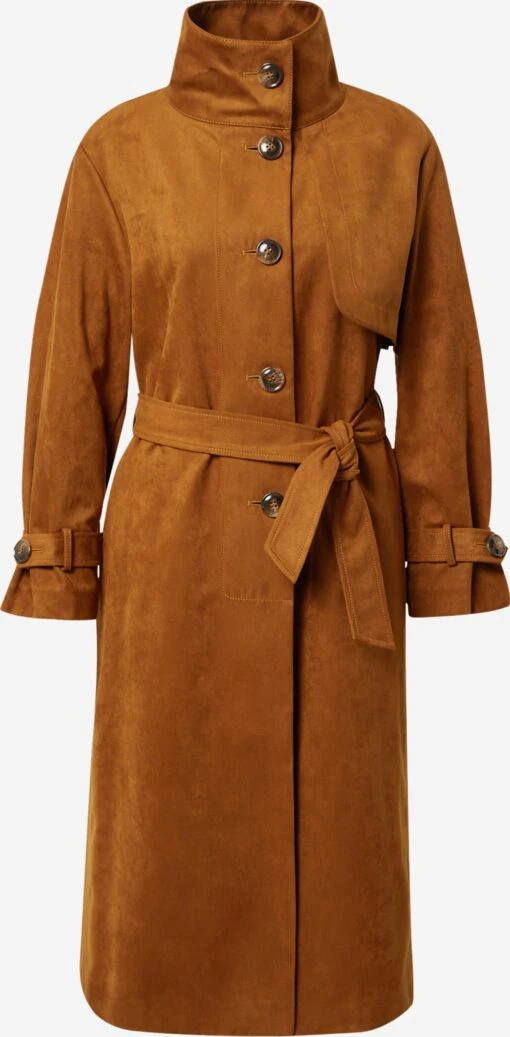 Sisley Trenchcoats Tussenmantel Dames Camel -Kledingwinkel 74cc5d4e41b81df0d2344edfb04fc887 scaled