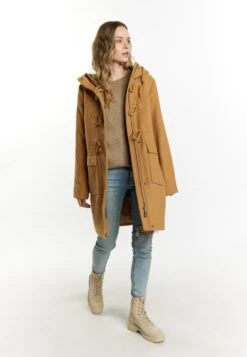 DreiMaster Vintage Duffelcoats Tussenmantel Dames Bruin -Kledingwinkel 77f38e2dba74d333cafe0e3116f700cd