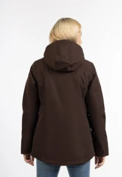 Schmuddelwedda Outdoor Jassen Functionele Jas Dames Chocoladebruin -Kledingwinkel 7c57ab7663cb5a9a535b5811f99fd392