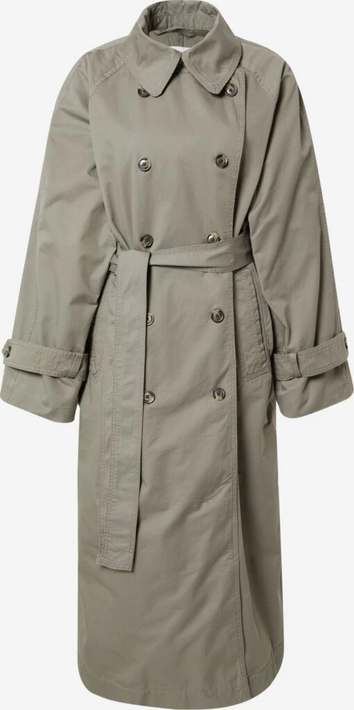 WEEKDAY Trenchcoats Tussenmantel Travis Dames Kaki -Kledingwinkel 7cc41ce64b602d4abd81cdf40eb0532c scaled