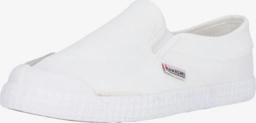 Kawasaki Slip-on Sneakers Slip-ons Dames Wit -Kledingwinkel 80053f077f37830293d1393eb276459e