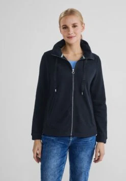 STREET ONE Outdoor Jassen Fleece Jas Dames Donkerblauw -Kledingwinkel 817ec56b073cc9dcab59dc6d43ed8154