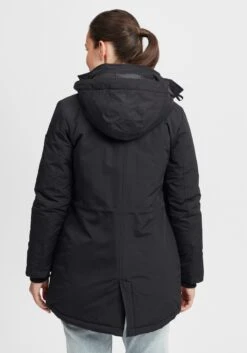 OXMO Parkas Winterparka Acta Dames Zwart -Kledingwinkel 82ff01d17ee3c00088ae90689995c03e