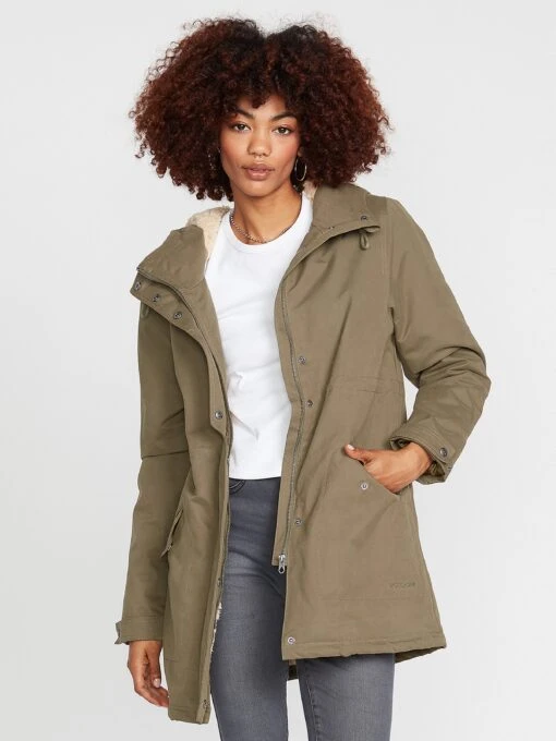 Volcom Parkas Winterparka LESS IS MORE Dames Beige -Kledingwinkel 8565b78856dd66847d582c701c7c825d scaled