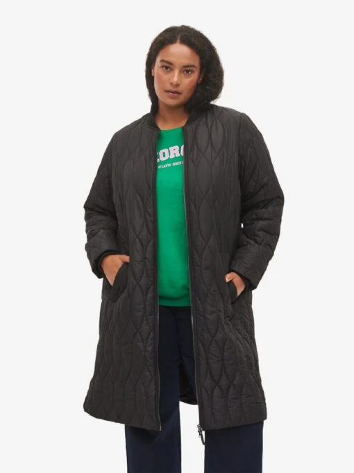 Zizzi Gewatteerde Jassen Winterjas CAMP Dames Zwart -Kledingwinkel 85b049ac99cd819bb7f6f09df3628aff scaled