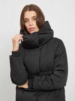 Object Winterjassen Winterjas Louise Dames Zwart -Kledingwinkel 876a4112e713cbdb1666488c4fe354a6