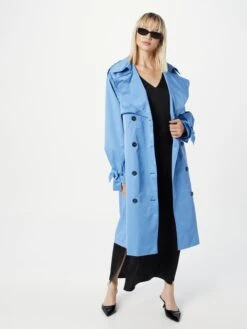 Trenchcoats Tussenmantel Dames Blauw -Kledingwinkel 8777808f655c3c59a408d8162963a190