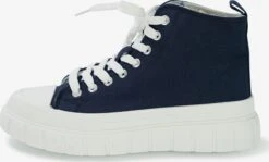 Hoge Sneakers Sneakers Hoog CALIFORNIA Dames Donkerblauw -Kledingwinkel 87ef1b91c6c29ee8baee9c3fb06cdcdb