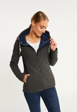 Schmuddelwedda Outdoor Jassen Fleece Jas Dames Donkergrijs -Kledingwinkel 88d8f395dc468198309dba32d4d34ab7