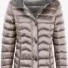 Tussenjassen Tussenjas Wärmende Steppjacke Dames Beige -Kledingwinkel 8e6e584cb4fb0870c644e71b7e13311b