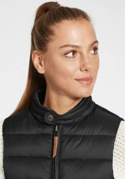 OXMO Bodywarmers Bodywarmer Camilla Dames Zwart -Kledingwinkel 9080affadcd3e385d49f7e0f4a31d0ec