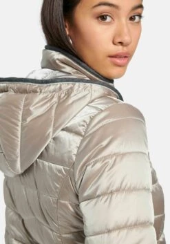 Tussenjassen Tussenjas Wärmende Steppjacke Dames Beige -Kledingwinkel 90c30f9781cd35dcbdaad797ea7be8b4