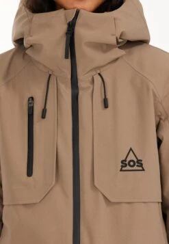 SOS Winterjassen Winterjas Aspen Dames Beige -Kledingwinkel 918fdb99ecec423851746820a8fe5d19