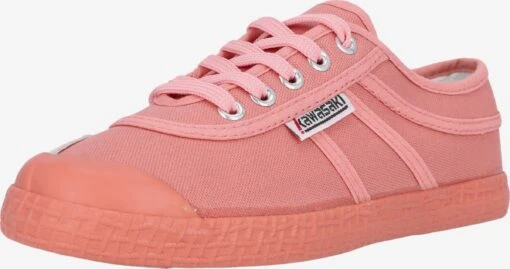 Kawasaki Casual Sneakers Sneakers Laag Dames Zalm Roze -Kledingwinkel 94069db50458a2e9b149d5f371730b6a