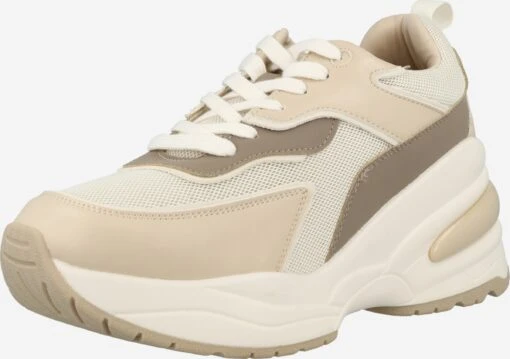 Call It Spring Running Sneakers Sneakers Laag Dames Taupe / Donkerbeige / Wit -Kledingwinkel 9407d00117f3be9702f2c848acc4e78f