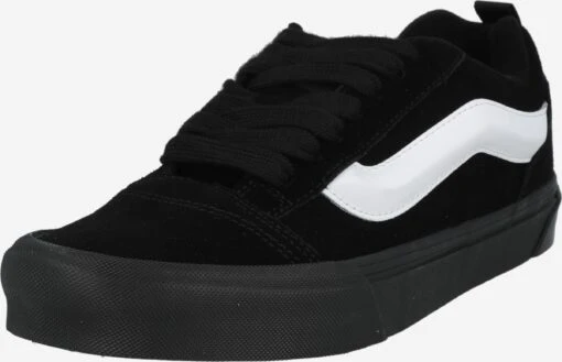 Vans Skate Sneakers Sneakers Laag Knu Skool Dames Zwart -Kledingwinkel 94bcd210656db43736a73077fe55cf9f