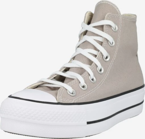 Converse Hoge Sneakers Sneakers Hoog Lift Dames Stone Grey -Kledingwinkel 9612e8af6279dbe6f0cf518a7091fc82