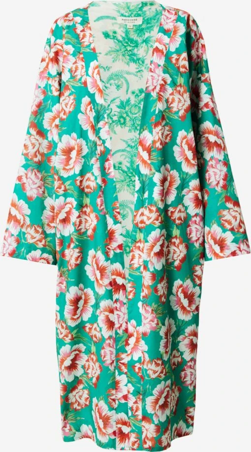 Ponchos & Kimonos Kimono JARRY Dames Groen -Kledingwinkel 98bd2c59bcf591a1c5519957bb2b109e scaled