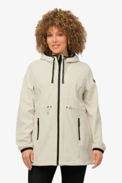 Ulla Popken Parkas Tussenparka Dames Beige -Kledingwinkel 9af8ee31db5033d6086d3ed53093e373