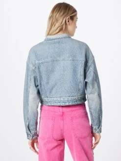 Rag & Bone Spijkerjasjes Tussenjas Miramar Dames Blauw -Kledingwinkel 9b4ecb3cf646f39b206f39f8f49dbf18