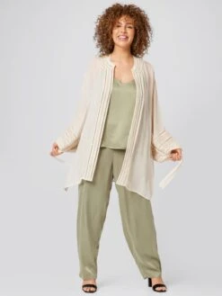 Ponchos & Kimonos Kimono Pernilla Dames Crème -Kledingwinkel 9d9afd6fe20b60642296b21fc0956283