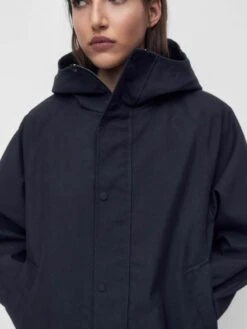 PULL & BEAR Parkas Tussenparka Dames Navy -Kledingwinkel a14f12ea32598fb44c9d1e6841e93616