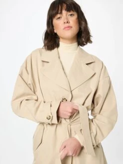 ONLY Trenchcoats Tussenmantel HEATHER Dames Beige -Kledingwinkel a1fe2fae098f080372600029dfb3f664