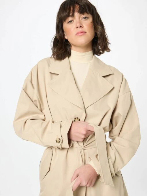 ONLY Trenchcoats Tussenmantel HEATHER Dames Beige -Kledingwinkel a1fe2fae098f080372600029dfb3f664 scaled