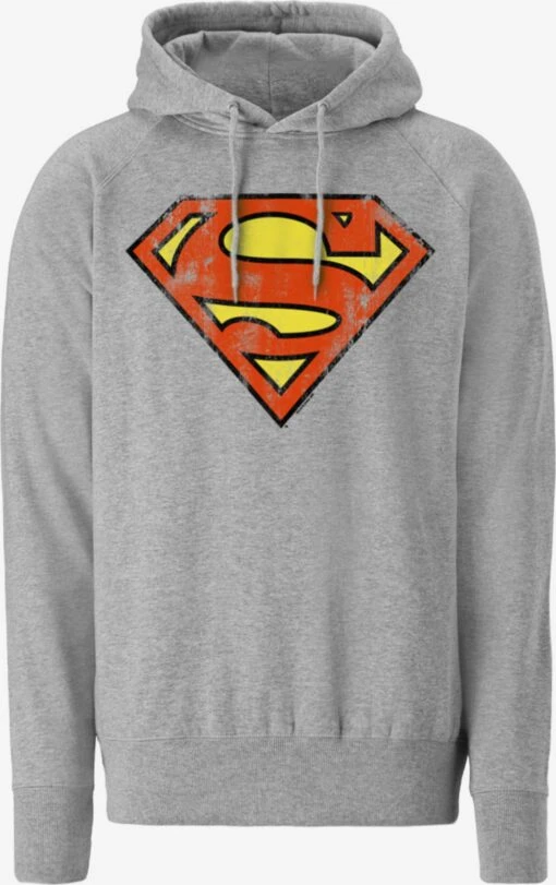 Logoshirt Hoodies Trui Superman - Logo Dames Grijs Gemêleerd -Kledingwinkel a29f4f35506d40274eabbae28a8525fc scaled